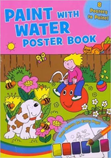 Picture of Paint With Water Poster Book