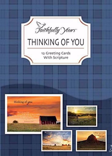 Picture of Thinking Of You Pack Of 12 Cards With Scripture
