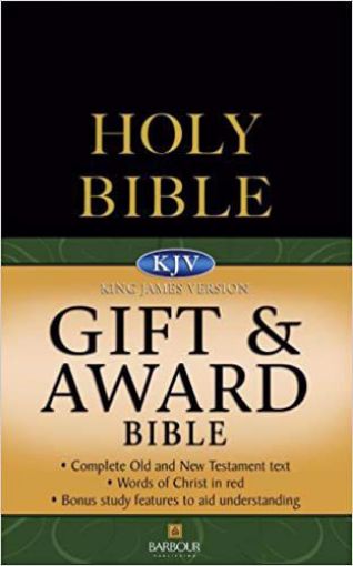 Picture of Kjv-Gift & Award Bible-Blk, Rv
