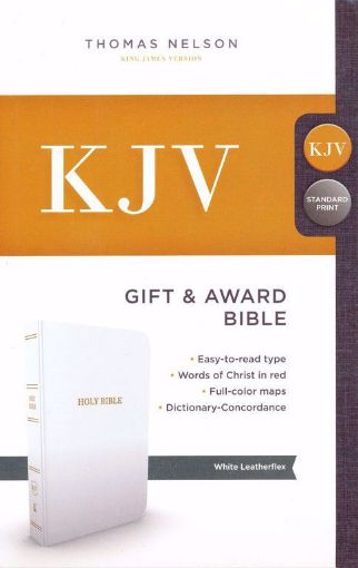 Picture of KJV GIFT & AWARD BIBLE -WHITE