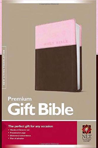 Picture of NLT PREMIUM GIFT BIBLE -PNK/BROWN