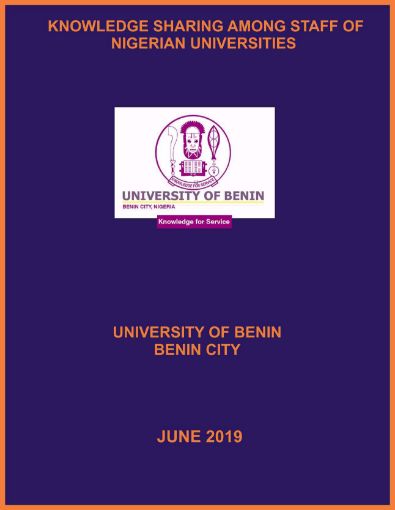 Picture of KNOWLEDGE SHARING AMONG STAFF OF NIGERIAN UNIVERSITIES
