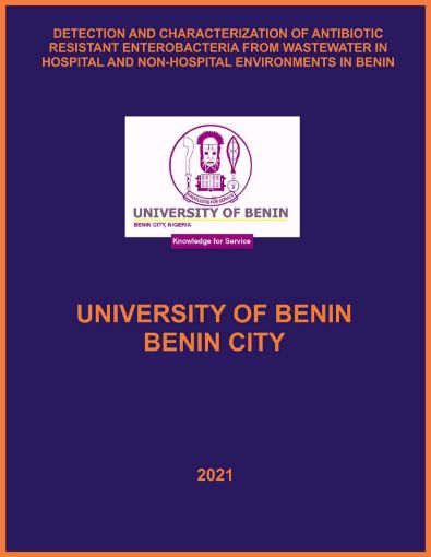 Picture of DETECTION AND CHARACTERIZATION OF ANTIBIOTIC RESISTANT ENTEROBACTERIA FROM WASTEWATER IN HOSPITAL AND NON-HOSPITAL ENVIRONMENTS IN BENIN CITY