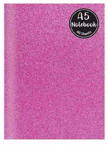 Picture of A5 GLITTER HARDBACK BOOK