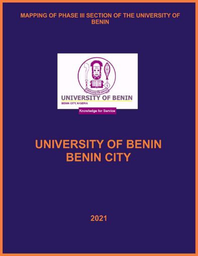 Picture of MAPPING OF PHASE III SECTION OF THE UNIVERSITY OF BENIN