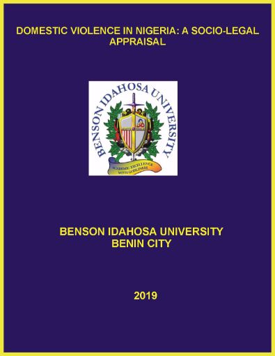 Picture of DOMESTIC VIOLENCE IN NIGERIA: A SOCIO-LEGAL APPRAISAL