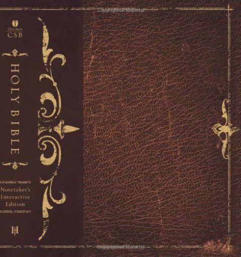Picture of Holman Christian study bible ; Interactive Notetaker's Bible, Brown Hardcover