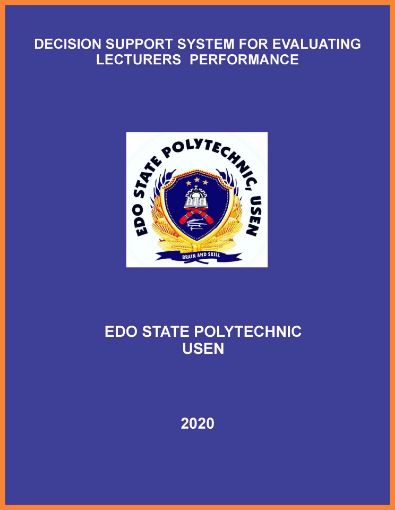 Picture of DECISION SUPPORT SYSTEM FOR EVALUATING LECTURERS  PERFORMANCE