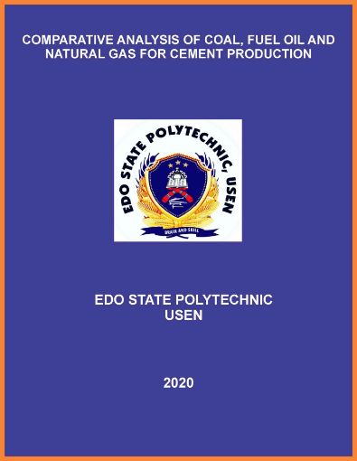 Picture of COMPARATIVE ANALYSIS OF COAL, FUEL OIL AND NATURAL GAS FOR CEMENT PRODUCTION
