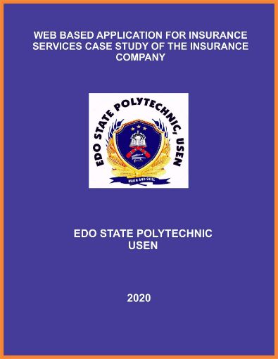 Picture of WEB BASED APPLICATION FOR INSURANCE SERVICES  CASE STUDY OF THE INSURANCE COMPANY