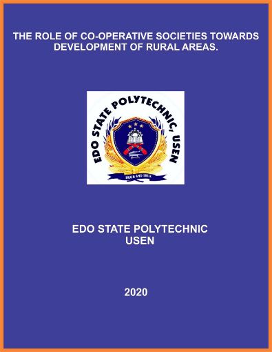 Picture of THE ROLE OF CO-OPERATIVE SOCIETIES TOWARDS DEVELOPMENT OF RURAL AREAS.