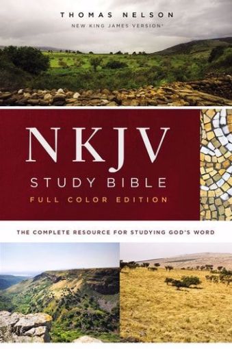 Picture of NKJV-OPEN STUDY BIBLE FULL COLOUR