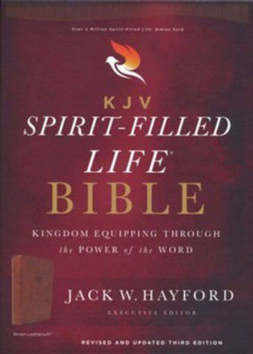 Picture of KJV Spirit-Filled life bible Soft leather brown
