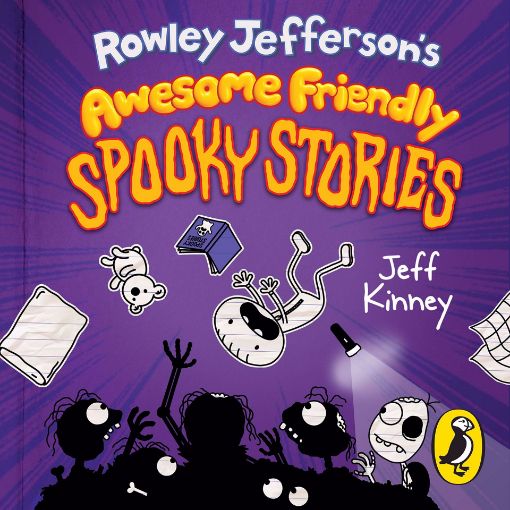 Picture of Rowley Jefferson's Awesome Friendly Spooky Stories (Rowley Jefferson's Journal) Audio CD – Unabridged, 22 April 2021 by Jeff Kinney  (Author)