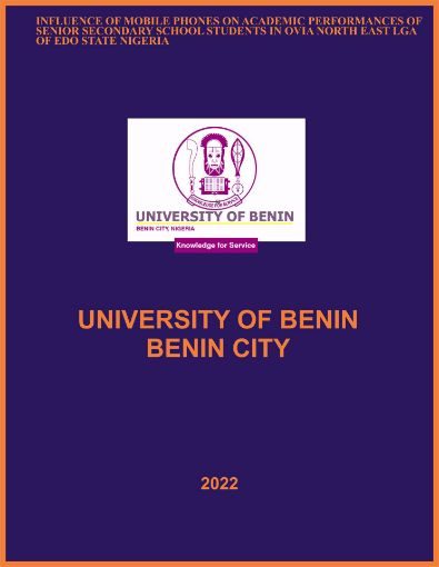 Picture of INFLUENCE OF MOBILE PHONES ON ACADEMIC PERFORMANCES OF SENIOR SECONDARY SCHOOL STUDENTS