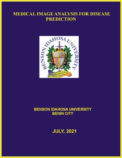 Picture of MEDICAL IMAGE ANALYSIS FOR DISEASE PREDICTION