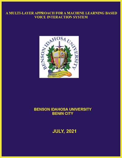 Picture of A MULTI-LAYER APPROACH FOR A MACHINE LEARNING BASED VOICE INTERACTION SYSTEM