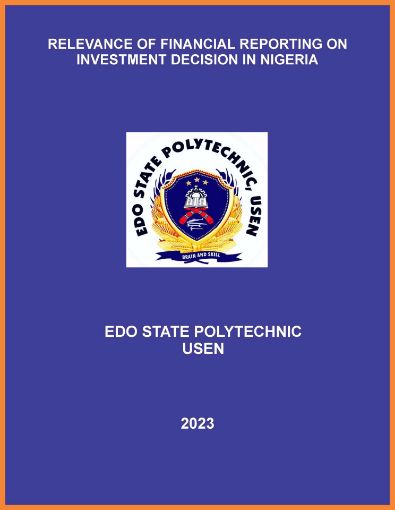 Picture of RELEVANCE OF FINANCIAL REPORTING ON INVESTMENT DECISION IN NIGERIA