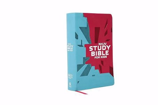 Picture of Nkjv Study Bible For Kids, Pink/Teal