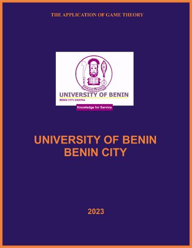 Picture of THE APPLICATION OF GAME THEORY