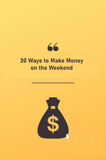 Picture of 30 Ways To Make Money On Weekend