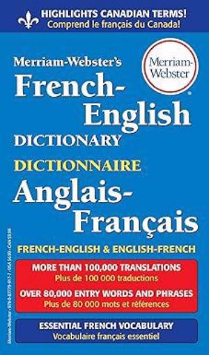 Picture of Merriam-Webster's French-English Dictionary