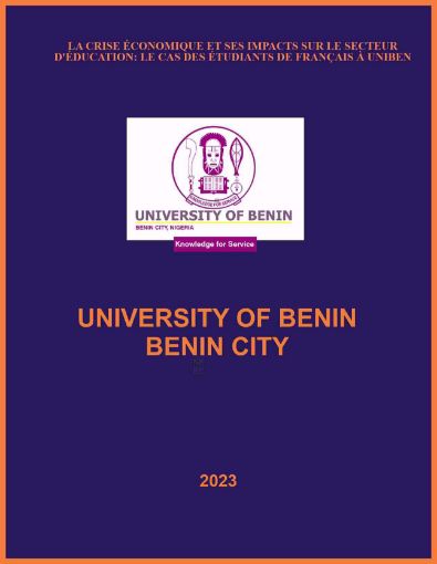 Picture of la crise économique et ses impacts sur le secteur d'éducation: le cas des étudiants de français à Uniben