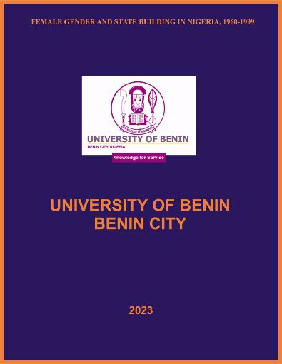 Picture of FEMALE GENDER AND STATE BUILDING IN NIGERIA, 1960-1999