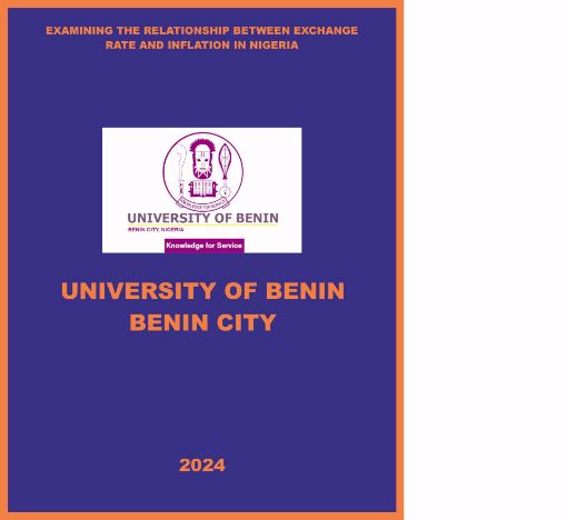 Picture of EXAMINING THE RELATIONSHIP BETWEEN EXCHANGE RATE AND       INFLATION IN NIGERIA